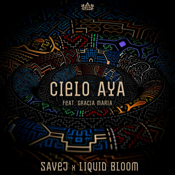 Cielo Aya Liquid Bloom Savej Gravitas Futuro Nativo TAS Visuals Peru Peruvian album cover